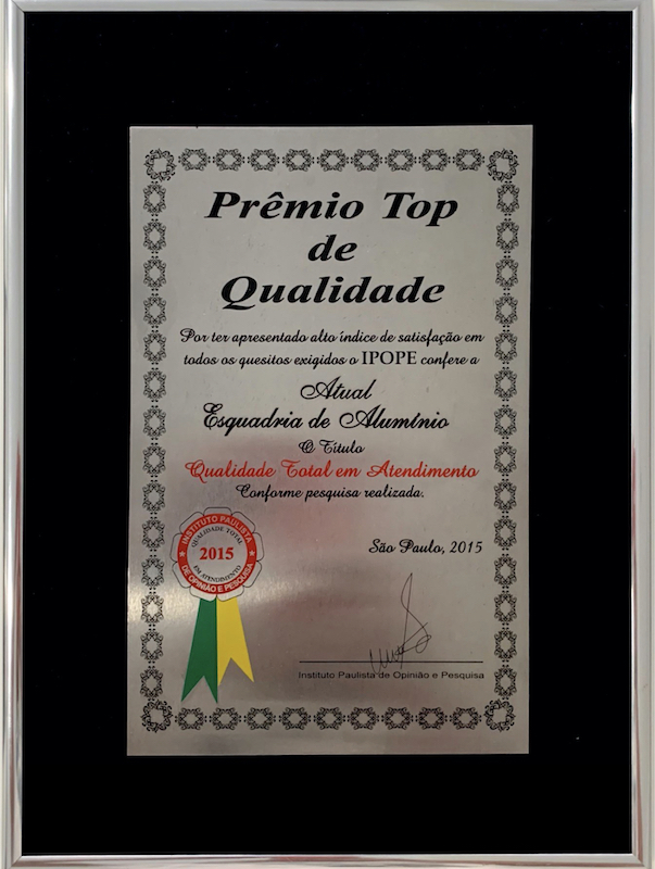 Premio Top Atual Esquadrias
